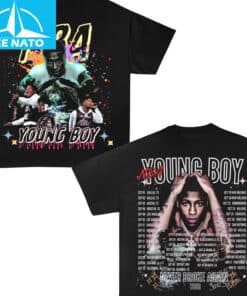 NBA YoungBoy Never Broke Again Tour 2025 Concert Shirt