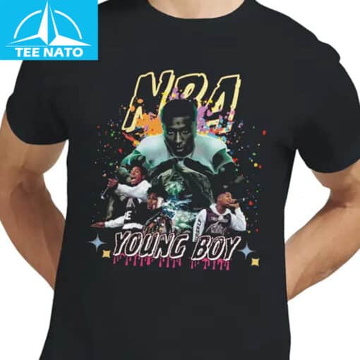 NBA YoungBoy Never Broke Again Tour 2025 Concert Shirt - Image 2