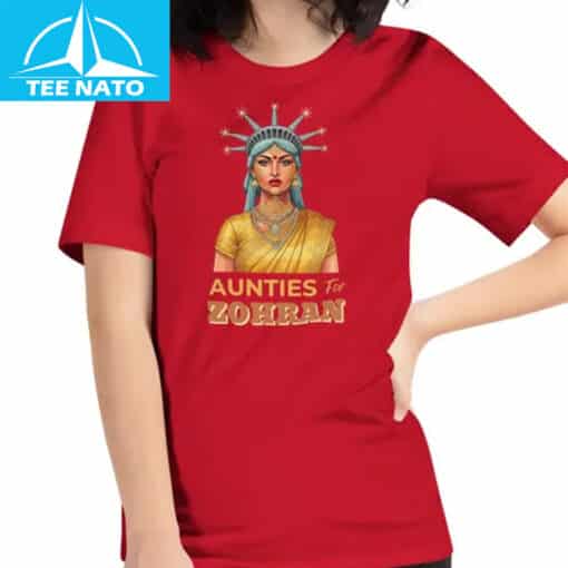 NYC Aunties For Zohran Mamdani Shirt - Image 2