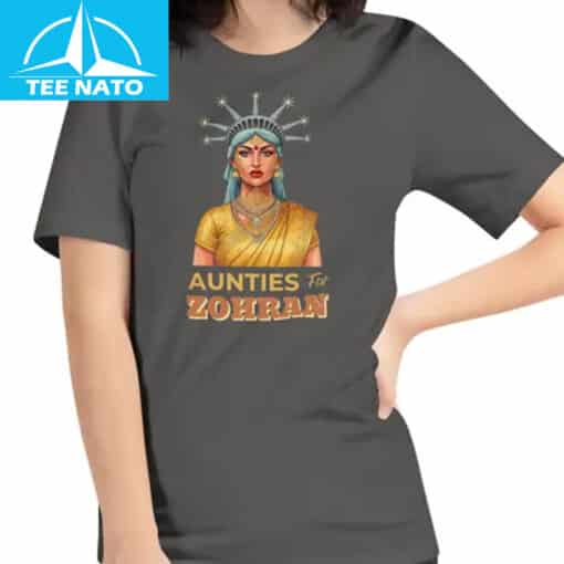 NYC Aunties For Zohran Mamdani Shirt - Image 3