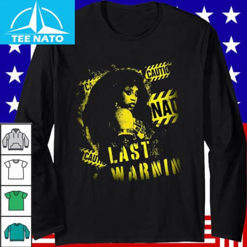 Naomi Campbell Last Warning Graphic Shirt - Image 4