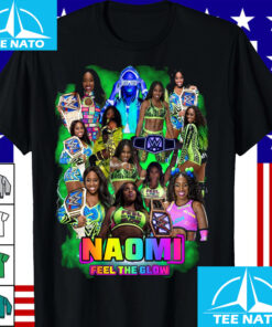 Naomi Wrestling Glow Women's Champion Collage Shirt