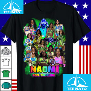 Naomi Wrestling Glow Womens Champion Collage Shirt
