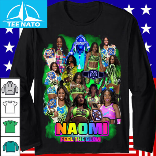 Naomi Wrestling Glow Women's Champion Collage Shirt - Image 3