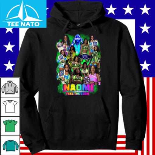 Naomi Wrestling Glow Women's Champion Collage Shirt - Image 4