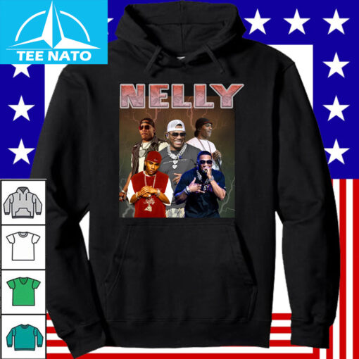 Nelly Rapper Lightning Photo Collage Shirt - Image 4