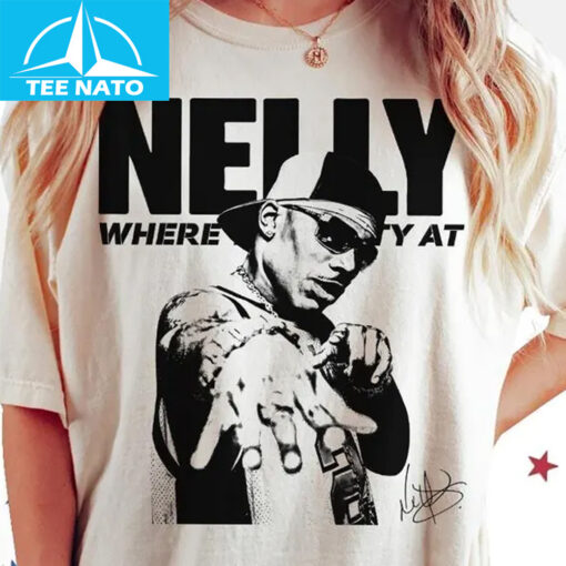Nelly Where The Party At Tour Vintage Rap 90s Shirt - Image 4