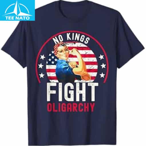 No Kings Fight Oligarchy Shirt - Image 3