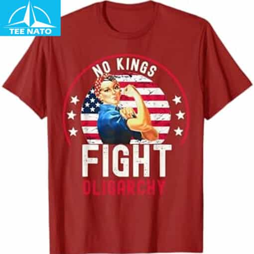 No Kings Fight Oligarchy Shirt - Image 4