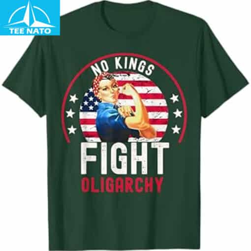No Kings Fight Oligarchy Shirt - Image 5