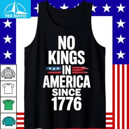 No Kings In America Since 1776 T-Shirt - Image 5