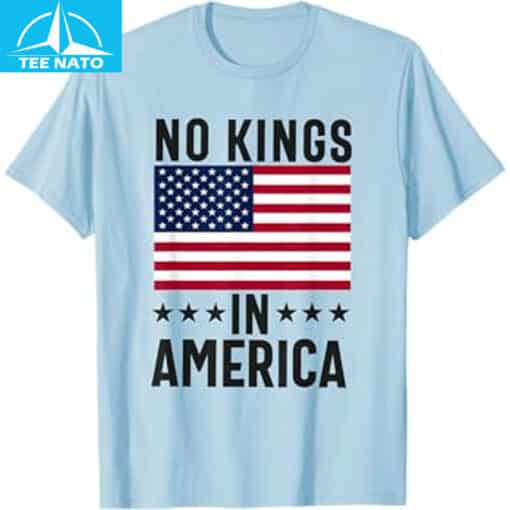 No kings in america flag Shirt - Image 3