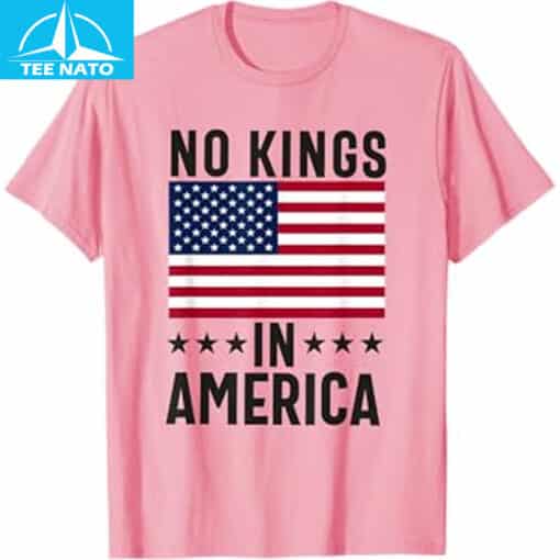 No kings in america flag Shirt - Image 4