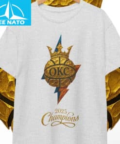 OKC Basketball Gold Champions Fan Shirt2