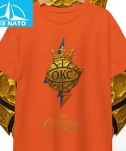 OKC Basketball Gold Champions Fan Shirt3
