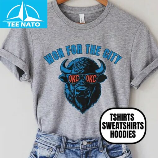 OKC Basketball Won For The City Shirt - Image 2