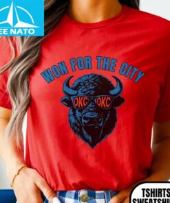 OKC Basketball Won For The City Shirt3