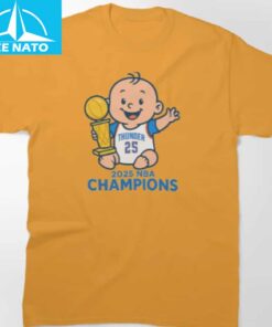 OKC Thunder Baby Champ 2025 NBA World Champions Shirt3
