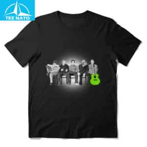 Oasis Band Bench Green Guitar Shirt 14 Oasis Band Bench Green Guitar Shirt3