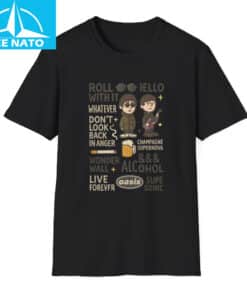 Oasis Band Britpop Music Song Titles Shirt7