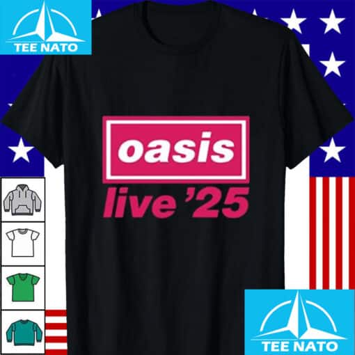 Oasis Band Tour 2025 Shirt - Image 4