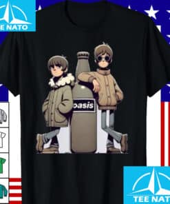 Oasis Britpop Shirt Retro Live Tour 25 Music Fan Shirt2