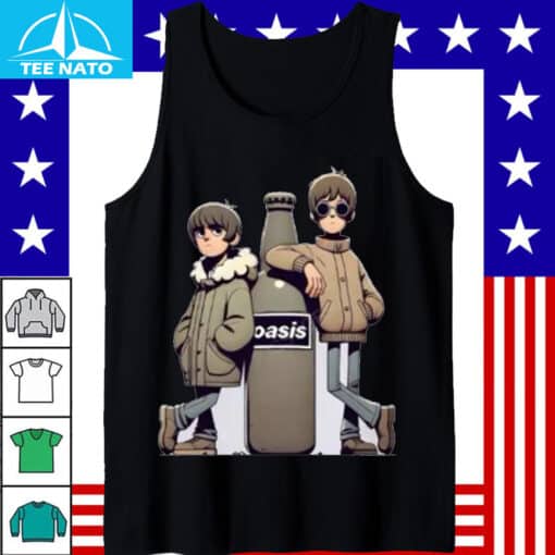 Oasis Britpop Shirt Retro Live Tour 25 Music Fan Shirt - Image 4