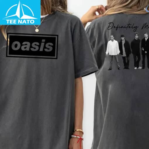Oasis Definitely Maybe Band Shirt - Image 4