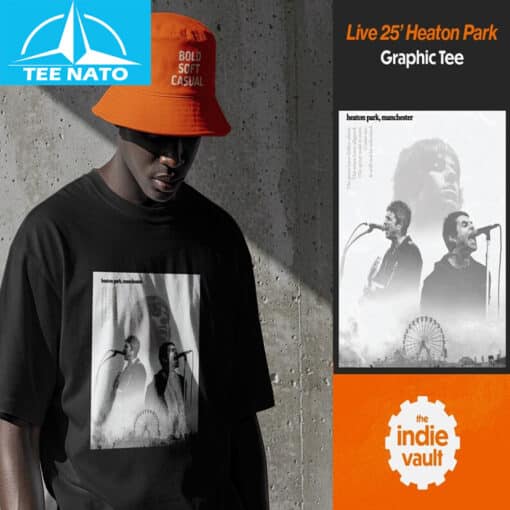 Oasis Inspired Live 25' Heaton Park Shirt - Image 4