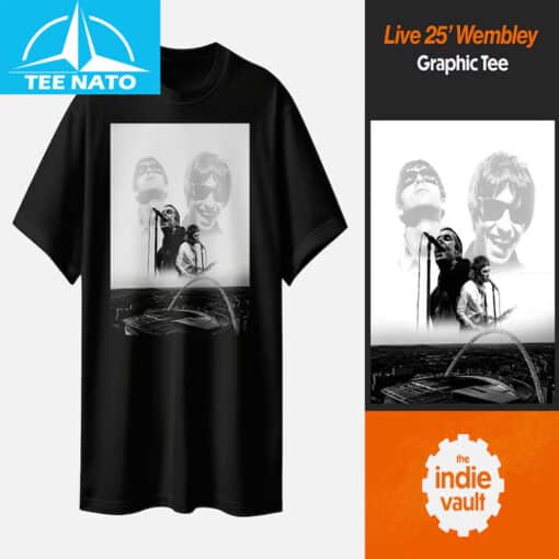 Oasis Inspired Live 25' Wembley Stadium Shirt