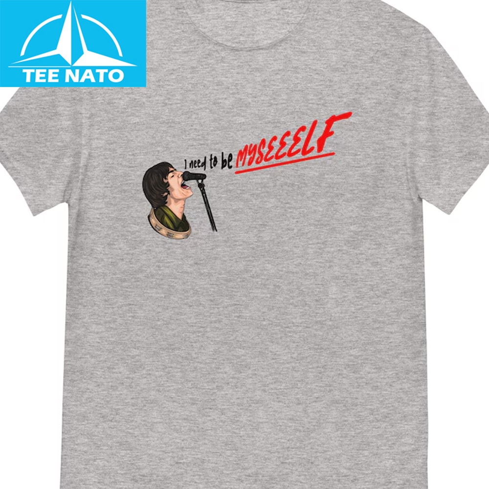 Woman wearing Oasis Inspired Shirt