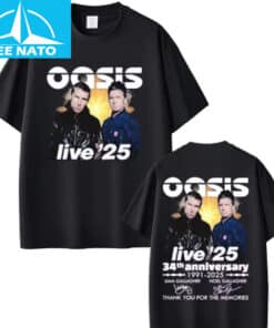 Oasis Live '25 34th Anniversary Shirt