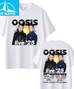Oasis Live 25 34th Anniversary Shirt2