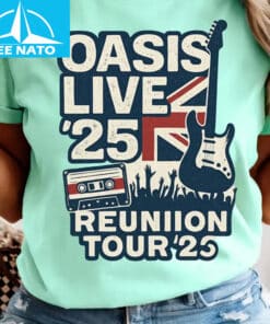 Oasis Live 25 Britpop Reunion Tour Shirt1