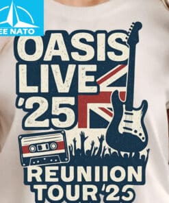 Oasis Live 25 Britpop Reunion Tour Shirt3