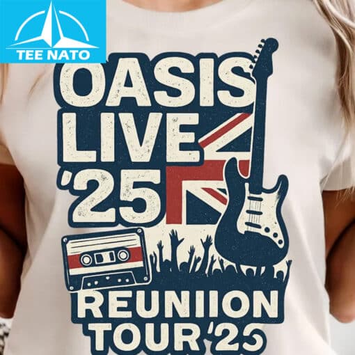 Oasis Live ’25 Britpop Reunion Tour Shirt - Image 4