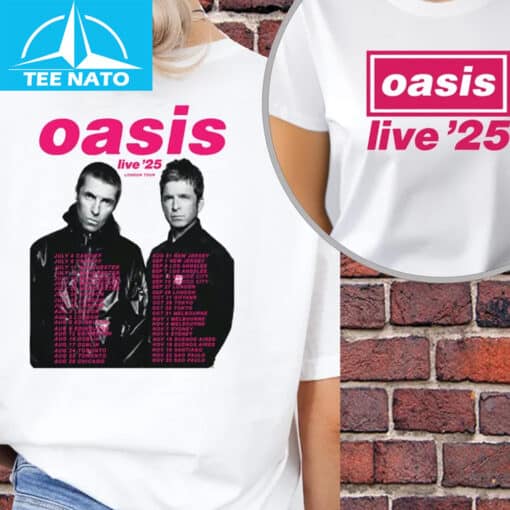 Oasis Live Concert 2025 Shirt - Image 4