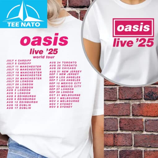 Oasis Live London Wembley Stadium Shirt - Image 2