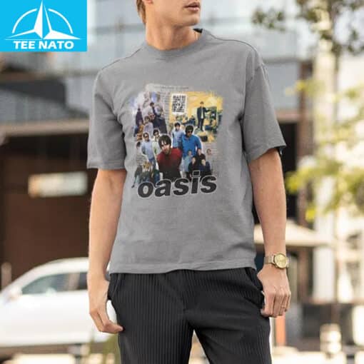 Oasis Retro Collage Shirt - Image 3