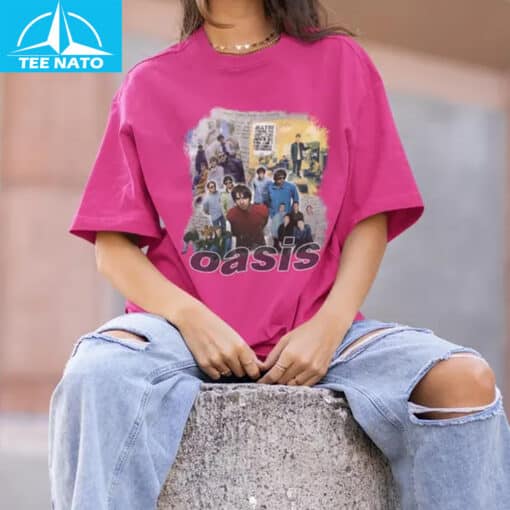 Oasis Retro Collage Shirt - Image 4