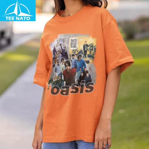 Oasis Retro Collage Shirt - Image 5