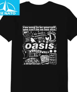 Oasis Wonderwall Lyrics Graphic Shirt