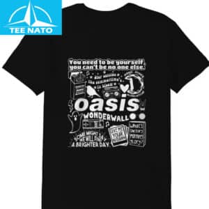 Oasis Wonderwall Lyrics Graphic Shirt