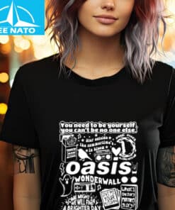Oasis Wonderwall Lyrics Graphic Shirt 2