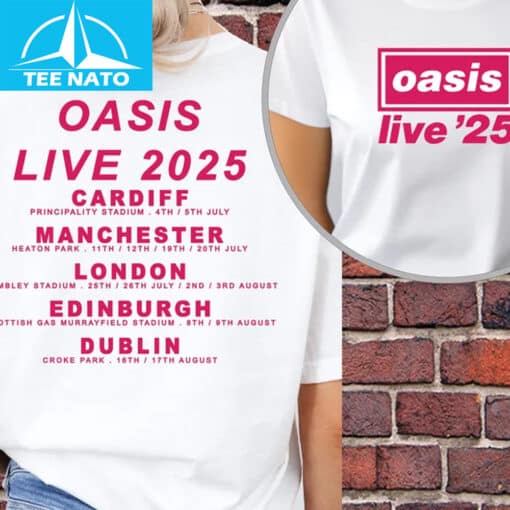 Oasis World Tour 2025 Shirt - Image 2