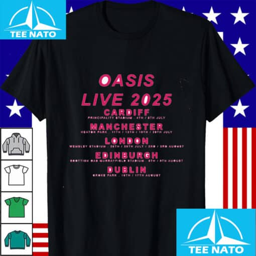 Oasis World Tour 2025 Shirt - Image 4