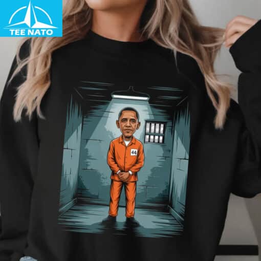 Obama Parody Wanted For Treason Arrest Obama Shirt - Image 5