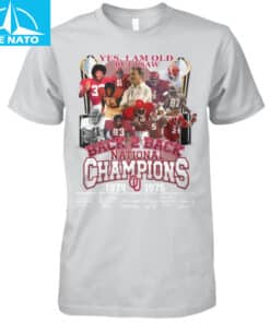 Oklahoma Sooners Back 2 Back National Champions Shirt2