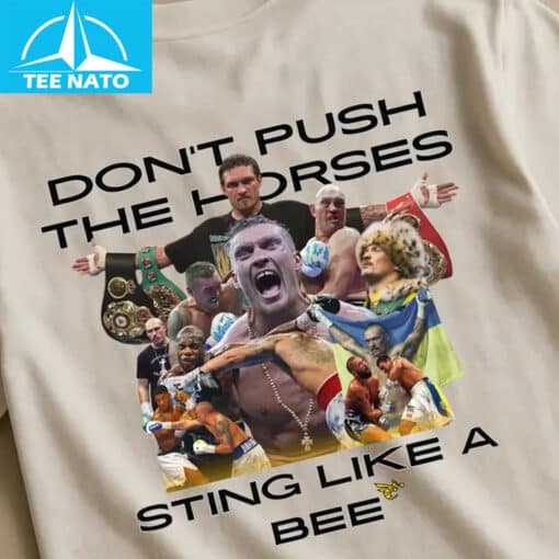 Oleksandr Usyk Dont Push The Horses Shirt - Image 2