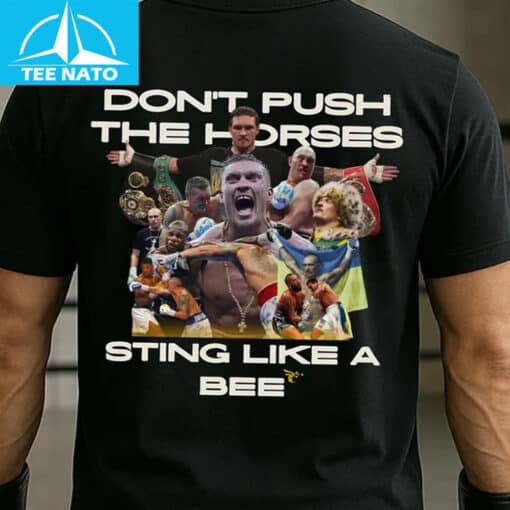 Oleksandr Usyk Dont Push The Horses Shirt - Image 3